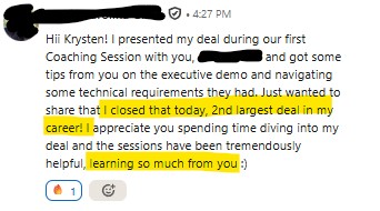 2nd largest deal of career - second largest